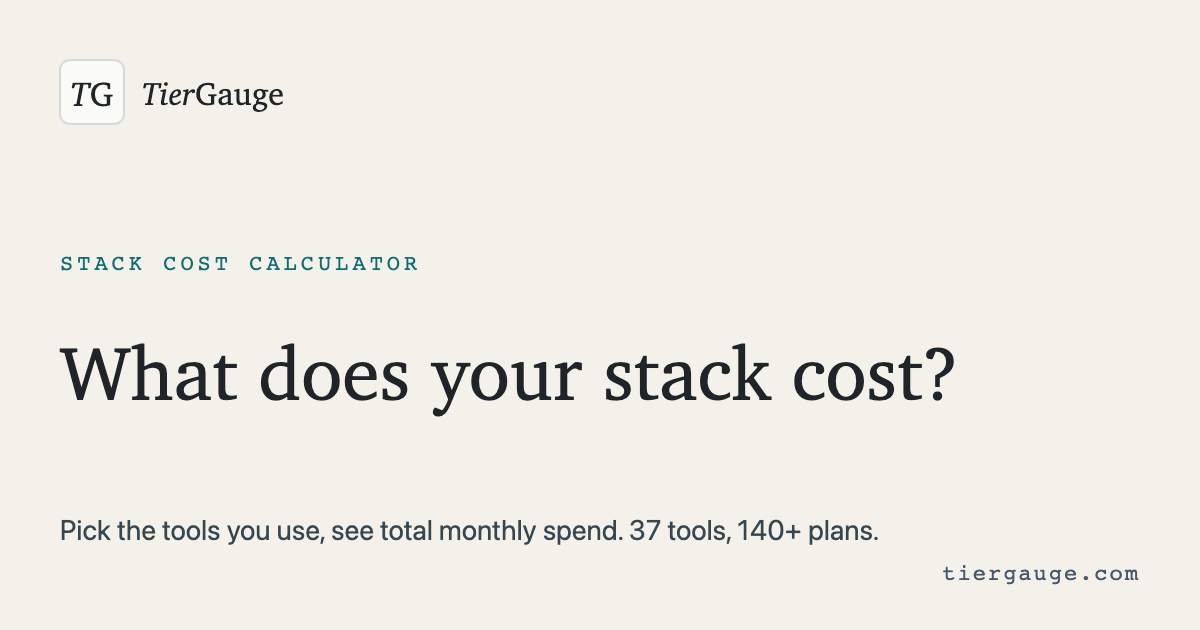 Core Stack Cost Stack cost calculator: what your marketing & sales SaaS stack actually ...